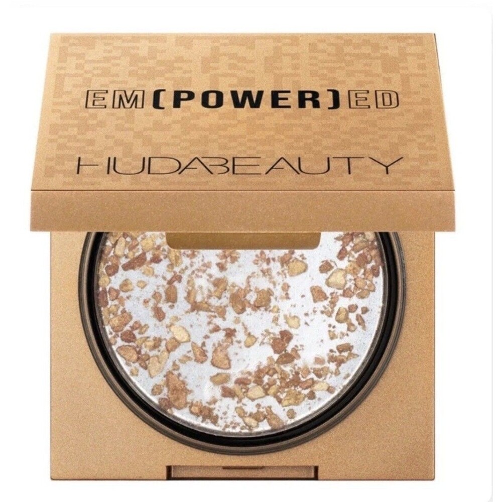 NIB HUDA BEAUTY EMPOWERED FACE GLOSS HIGHLIGHTING DEW-GLOW ENERGY-